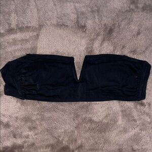 Black Strapless Bandeau Bikini Top Xhilaration Size Large